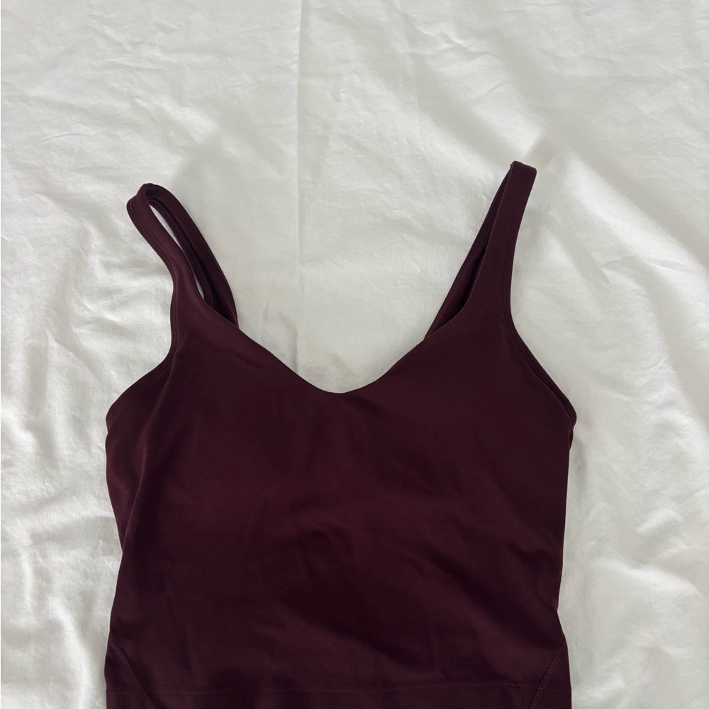 lululemon athletica Maroon Tank Top